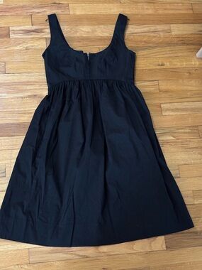 Narciso Rodriguez Black Sleeveless Fit-and-Flare Dress